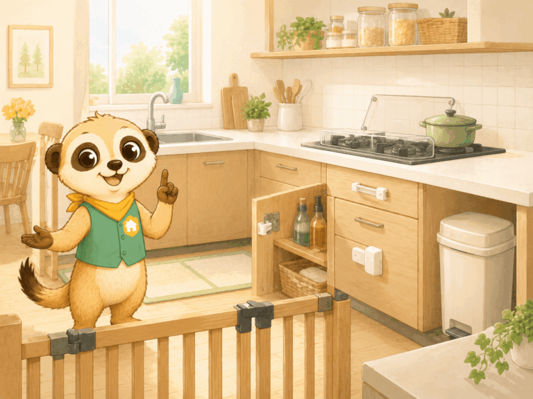 子供に迫るキッチンの危険…親として心がけるべき事と、低予算でもできる対策を紹介します