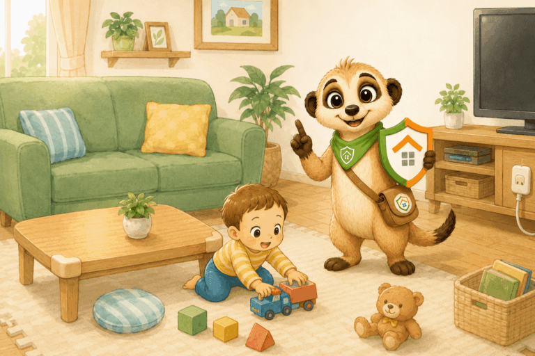 子供にはリビングは危険がたくさんだからこそ対策も真剣に考えよう